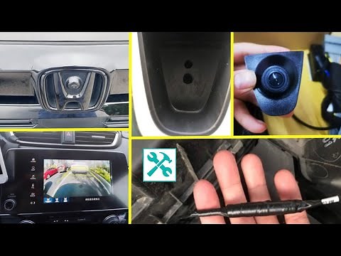 Honda | How To install FRONT bumper CAMERA?
