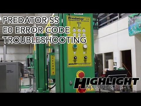 Predator SS E0 Error Code Troubleshooting