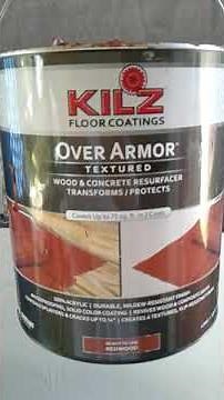 Kilz Floor Coatings - Over Armor - Textured Concrete Resurfacer Review