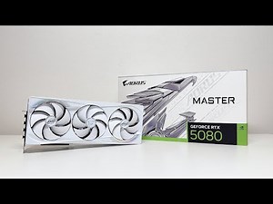 GIGABYTE AORUS RTX 5080 MASTER ICE 16G - UNBOXING