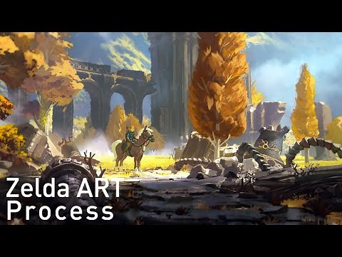 Creating a Beautiful ZELDA Tears of the Kingdom Illustration