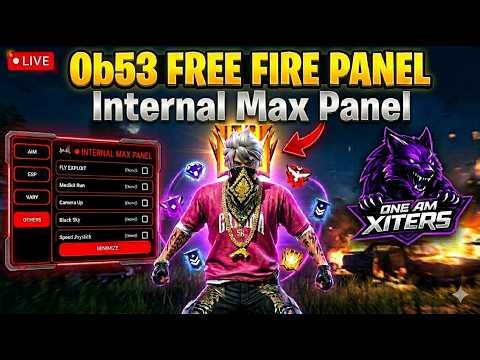 FREE FIRE PC PANEL OB53 💻 🎯 internal panel #freefire #freefirelovers #freefirepanel