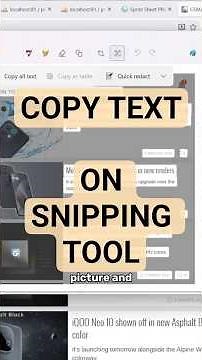 Hidden Windows Trick: Copy Text from ANY Image (Snipping Tool Secret!)