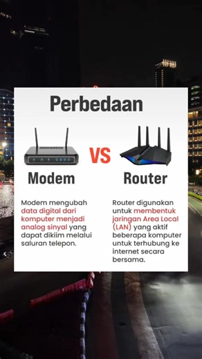 3.2K views · 17 reactions | Perbedaan Modem Dan Router | Info Digital | Facebook
