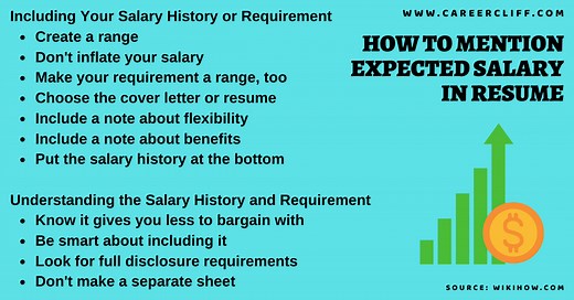 How to Mention Expected Salary in Resume, 5 Tips - CareerCliff