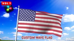 Custom Wave Flag Template Davinci Resolve