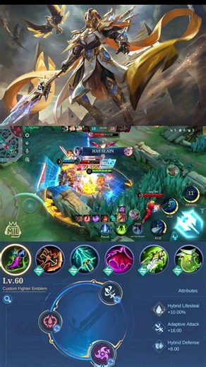alpha best build🔥 #mlbbcreator #mobilelegends #mlbballstar