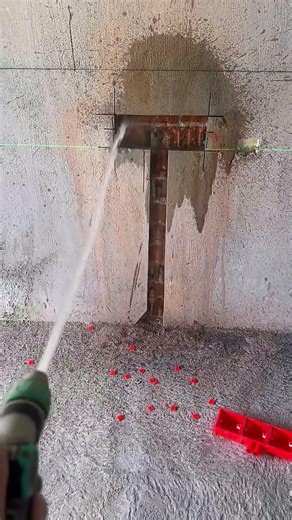 This Wall Slot Has to Be Clean Before Anything Goes In#ConstructionWork #PrecisionPrep