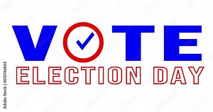 United States of America Presidential Election 2024. Election banner Vote 2024. Vote day