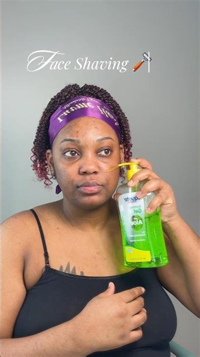 Face shaving #dermaplaning #faceshave #skincare #pcos