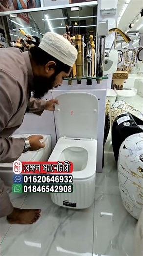 Wall hanging commode collection #smbangla #sanitary #ciramic #comod #besin #shortfeed