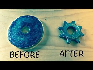 How to make a sprocket from a washer