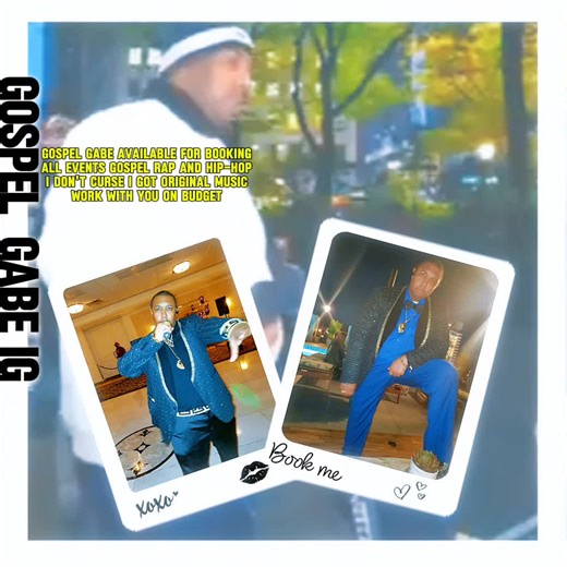 Book Gospel Gabe for Live Gospel Rap Performances