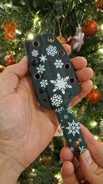 Kizer Drop Bear Fix 2025 Christmas Edition - 1094MC1 - D2, Sunset Metal PVD, G10 - Neck Knife #edc