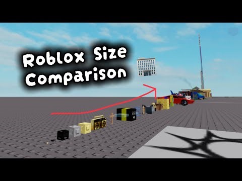 Roblox Games In Size Comparison!