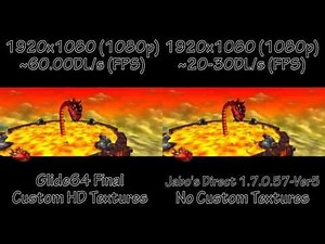 Banjo-Tooie: 60FPS vs 30FPS with HD textures (WIP)