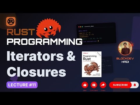 🦀Master Rust Programming #11 | Iterators & Closures | Functional Programming Features & Performance🚀