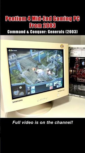 Command & Conquer: Generals on Retro 2003 PC – Pentium 4 + Radeon 9600 PRO