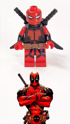 How to Create a LEGO Deadpool Figure Using Custom Techniques