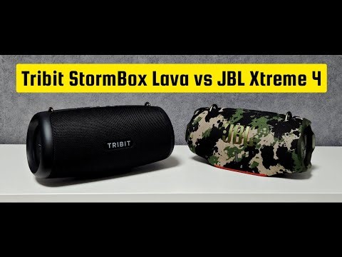 Tribit StormBox Lava (firmware ver. 2.0.0) vs JBL Xtreme 4 на громкости 50%