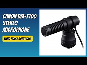 REVIEW (2025): Canon DM-E100 Stereo Microphone. Features.