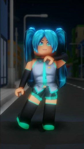 I'm Thinking Miku OO EE OO | Anamanaguchi - Miku Dance Roblox Animation #roblox #robloxedit #shorts
