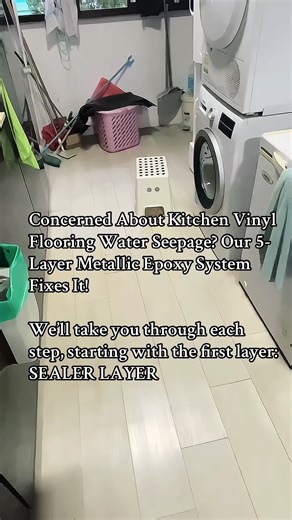Durable Metallic Epoxy System for Kitchen Flooring