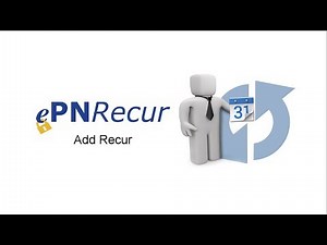 ePNRecur - Adding a Recur