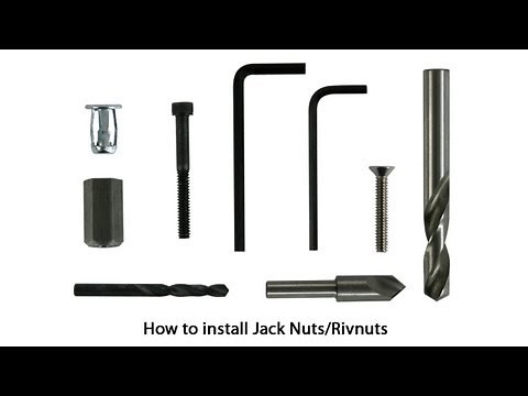 How To: Install Jack Nuts / Rivnuts