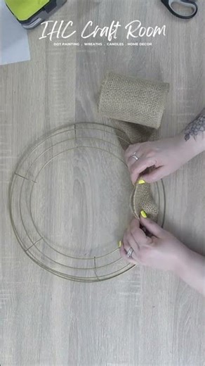Get Full Burlap Wreath Ruffles Easily!
