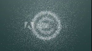 4k animation of Euro icon. Particles animate symbol in composition and explosion. Two background version: full color and transparent isolated alpha channel.