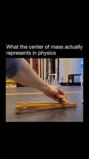 What the center of mass actually represents in physics