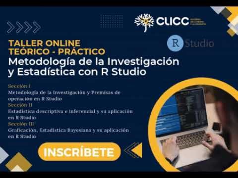 Taller de Metodología de la Investigación y Estadística con R Studio