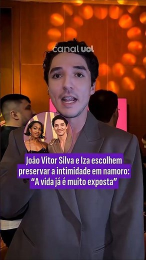 João Vitor Silva and Iza choose to keep their relationship private: 'Life is already too exposed'