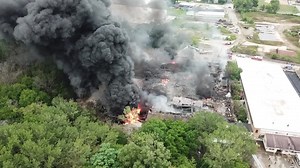 5.9K views · 116 reactions | WATCH: SKYFOX offers a look from above as a five-alarm fire burned in Fort Atkinson. bit.ly/3lR2odX | FOX6 News Milwaukee | Facebook