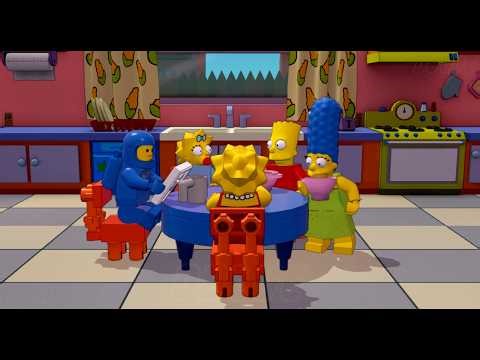 LEGO Dimensions - Benny Replaces Homer in All Simpsons Cutscenes