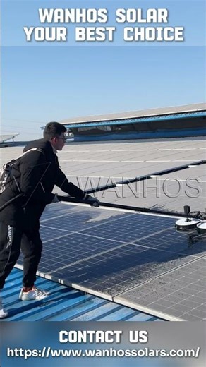 Revolutionary Solar Panel Cleaning Machine | Faster, Smarter, Cleaner 🌞 #cleanenergy#solar