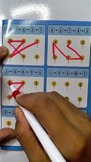 Logic Puzzle Game: Connect the Numbers 🧠🧩 #shorts #logic #puzzle #braingame