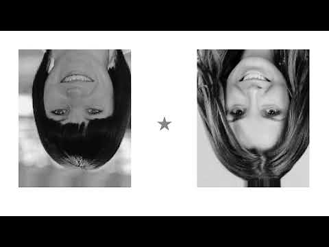 Flashed Face Distortion Effect using Celebrity Faces (Grayscale+Inverted)