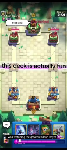 Diviértete con el mazo de Expo y Lumberjack en Clash Royale