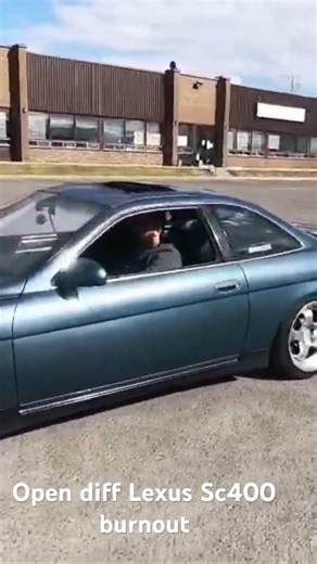 Open diff Sc400 burnout #jdm #automobile #lexus #rwd #sc400 #drift #soarer #skyline #toyota #v8 #z30