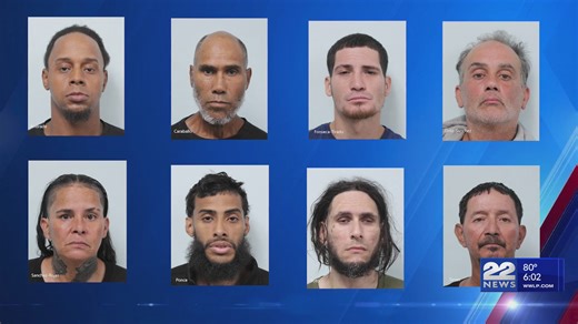 Eight arrested in Springfield open-air drug bust