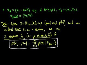 (ML 13.3) Directed graphical models - formalism (part 1)