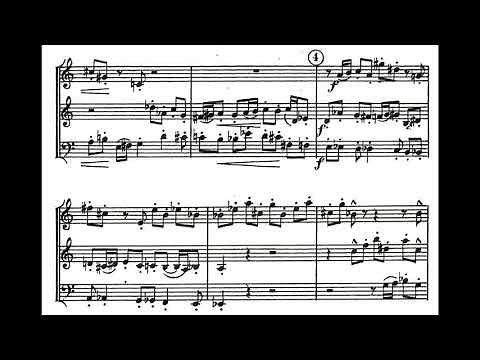 Alexandre Tansman - Suite for Wind Trio (1949) [Score-Video] BesTrio
