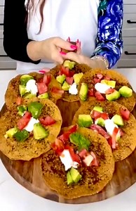 Easy tostada appetizer with avocado! partyfood #appetizers #easyrecipes | The Madison Family