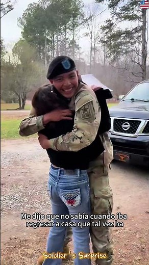 Soldiers coming home and surprise their family ❤️#military #viral #feelings #love #soldier