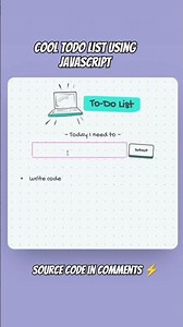 Cool Todo List App using JavaScript