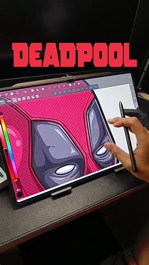 Fan Art de Deadpool: Dibujo Digital Inspirado en Ryan Reynolds