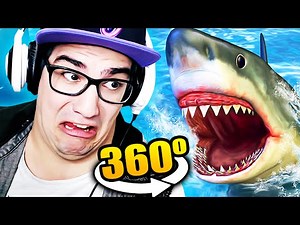 REAÇÃO 360º - QUASE FUI COMIDO POR UM TUBARÃO