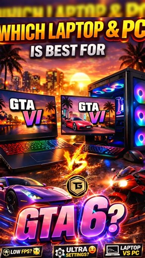 WHICH PC OR LAPTOP IS BEST FOR GTA 6